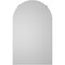 Ekena Millwork Round Top Surface Mount PVC Gable Vent: Non-Functional, w/ 3-1/2"W x 1"P Standard Frame, 16"W x 26"H GVPRT16X2601SN - alternate 2